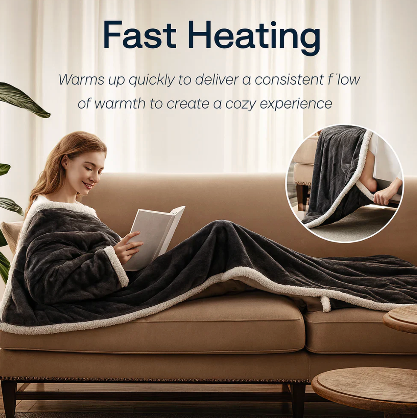 CozyThermal - Heated Wearable Blanket